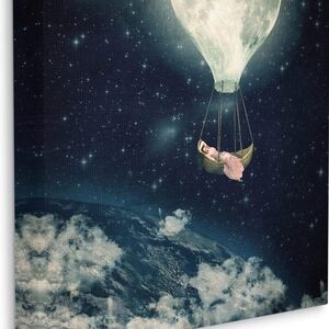 Stupell Hot Air Balloon Canvas Art